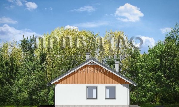 Проект пропорционального загородного дома  S8-90 (София)
