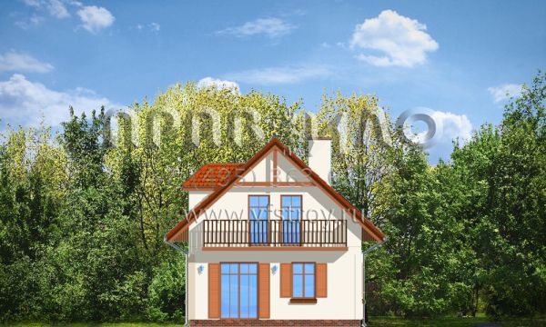 Проект небольшого дома с простой планировкой S8-110-2 (Первый дом)