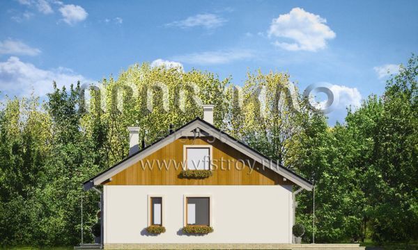 Проект компактного дома из силикатных блоков S8-90-1 (София 2)