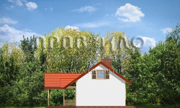 Проект дома с выходом на террасу S8-147-2 (Щегол)