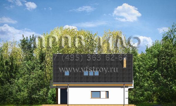 Проект простого загородного дома S8-176-1 (Простой)