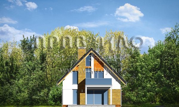 Проект коттеджа в современном стиле S8-197 (Городской)