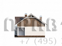 Проект пятикомнатного каркасного дома с мансардой K3-135 (Z128 dk)