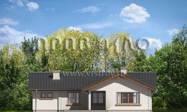 Проект дома с внутренней террасой S8-151 (Милусь)