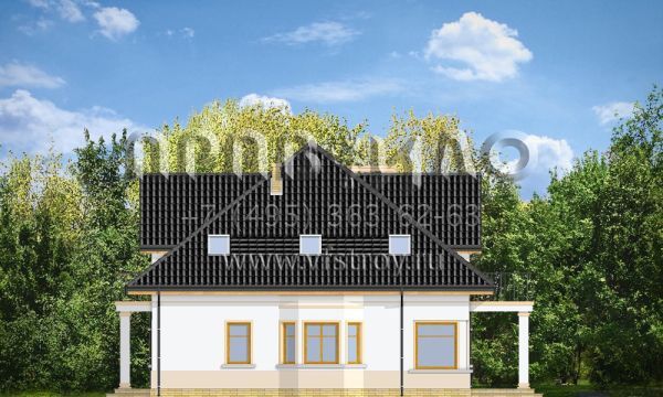 Проект коттеджа с двумя входами S8-283 (Аманда)