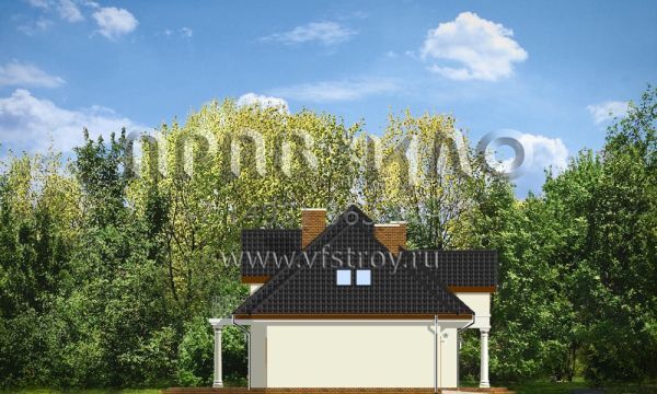 Проект частного дома с эркером в гостиной S8-251 (Сага 3)