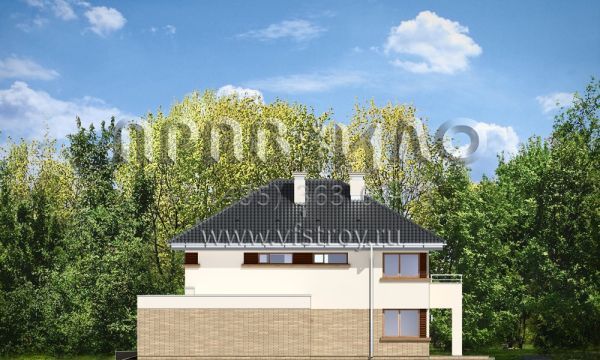 Проект загородного коттеджа в современном стиле S8-259 (Гелиос)