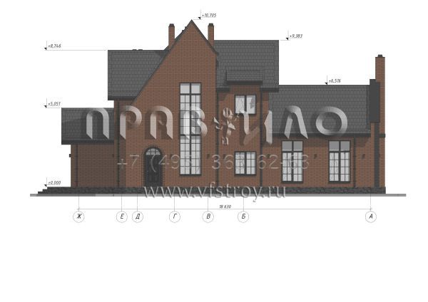 Дом в стиле Тюдоров S-265