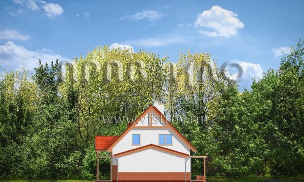 Проект сельского дома S8-198-1 (Лесной Заулок)