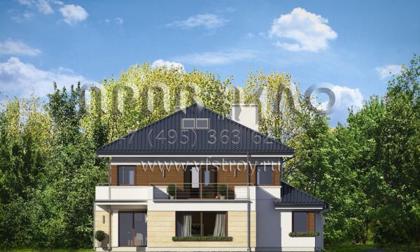  Проект солидного современного дома S8-305-2 (Опал 2)