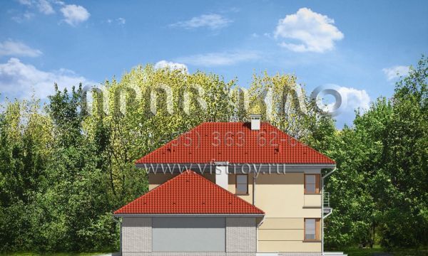 Проект респектабельного коттеджа S8-249 (Бирюза)