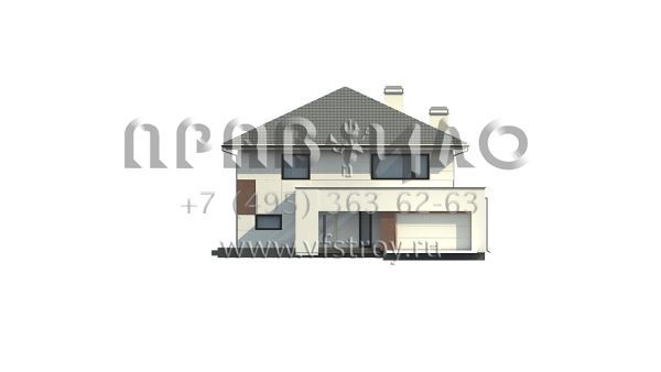 Проект частного дома в классическом стиле  S3-239 (Z156)