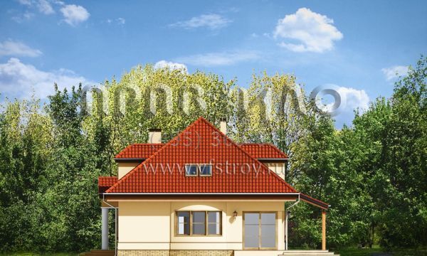 Проект коттеджа с мансардой и подвалом S8-270-2 (Гетман)