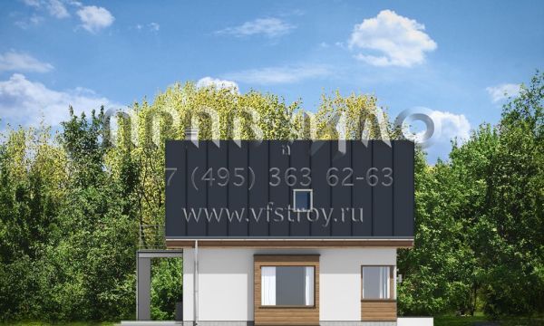 Проект простого коттеджа S8-120 (Густав)