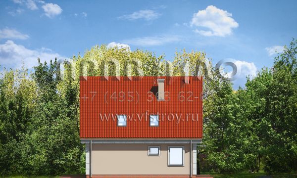 Проект загородного дома с мансардой S8-146 (Малгося)