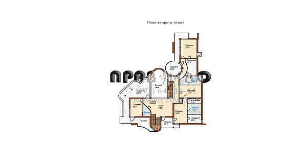 Проект комфортного дома в стиле хай-тек V-589-1K