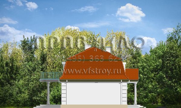 Проект дома в ретро стиле S8-183-1 (Ретро)