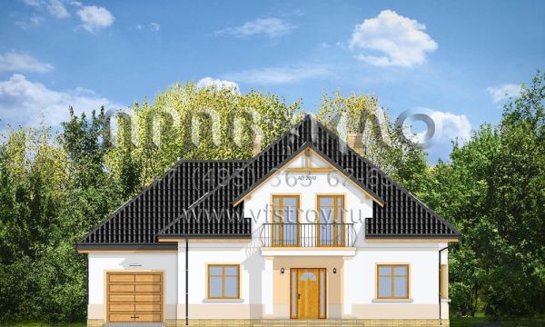 Проект коттеджа с двумя входами S8-283 (Аманда)