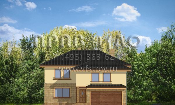 Проект двухэтажного дома  S8-324-2 (Коралл)