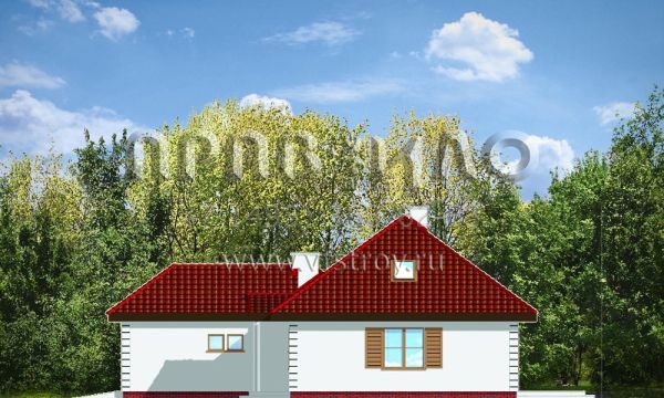 Проект одноэтажного оригинального коттеджа S8-157 (Как Мечта 2)