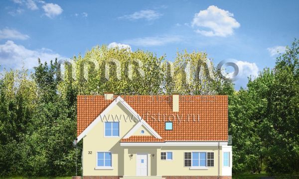 Проект традиционного коттеджа S8-206 (Весёлый)