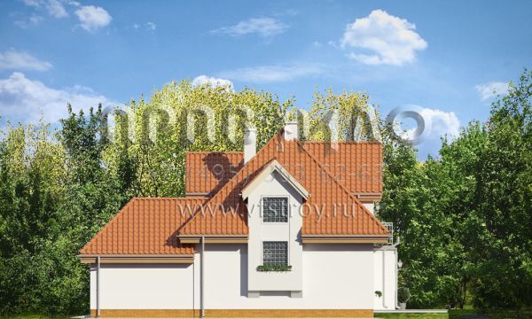 Проект классического загородного дома S8-195 (Классический)