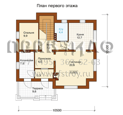 Компактный загородный дом для комфортного круглогодичного проживания J-172-1P