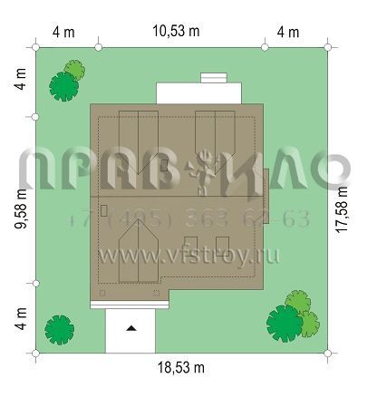 Проект уютного загородного дома S8-158-2 (Морская Скала)