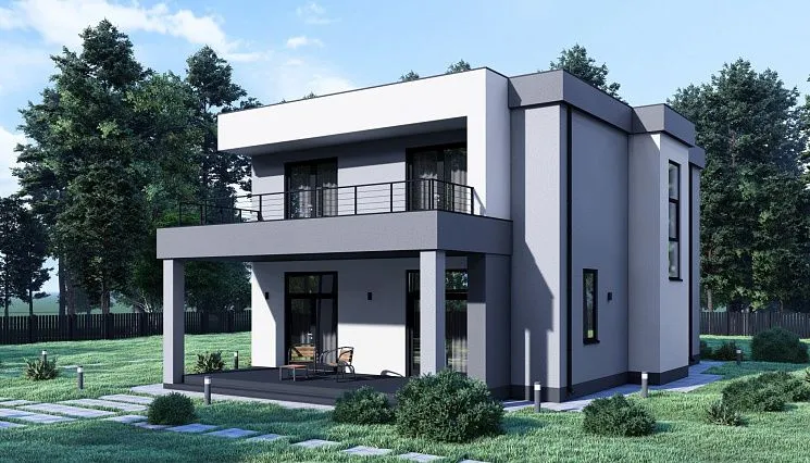 Проекты двухэтажных домов с удобной планировкой. Фото, 3D визаулизаиця, цены под ключ | ВФ Строй в Москве и области